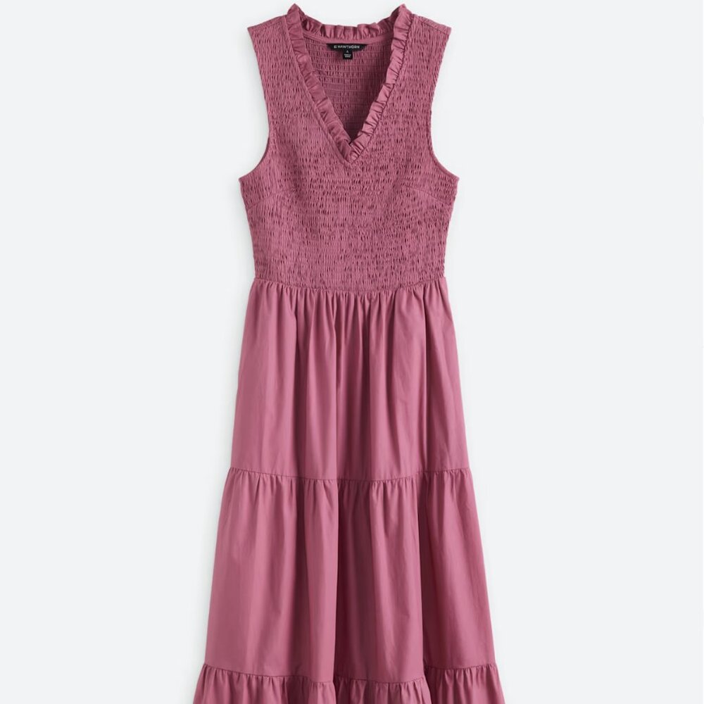 41 Hawthorn Malia Flutter V Neck Maxi Dress